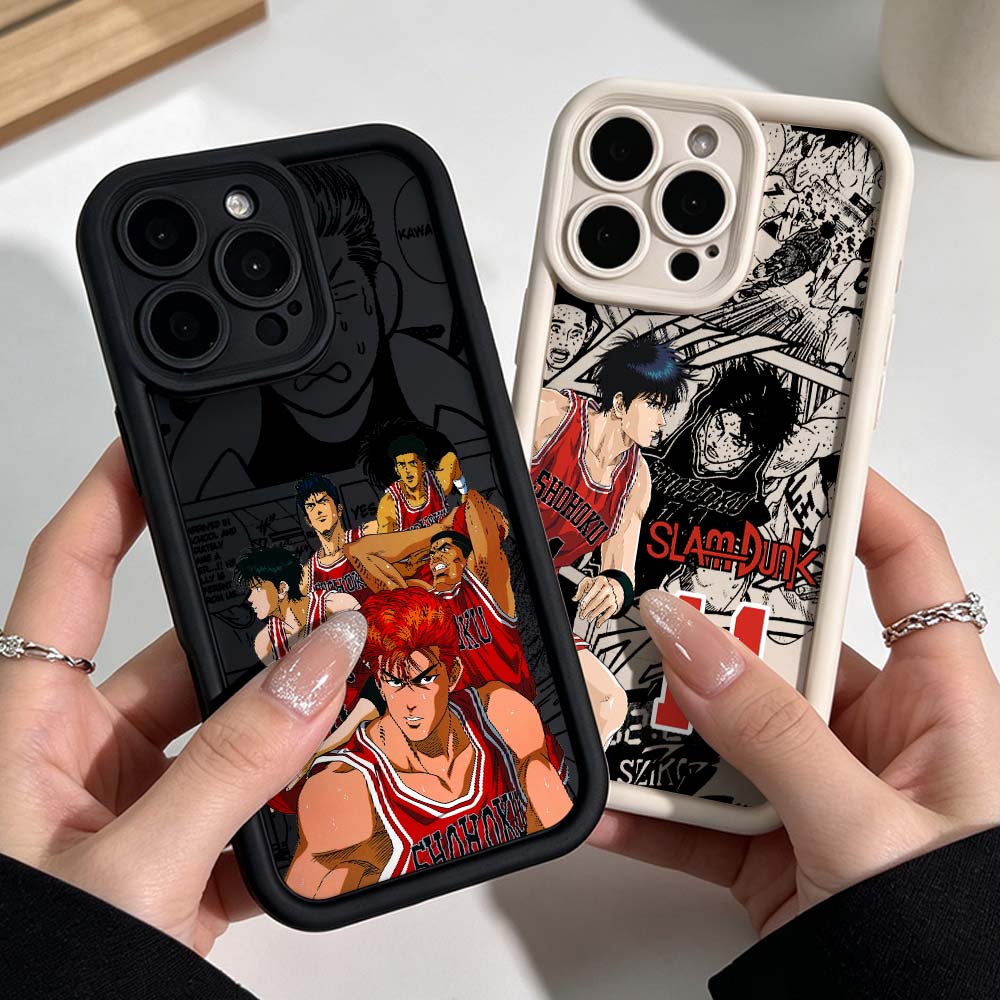 Apple Iphone 15 Pro Max - Funda de silicona S-Slam Dunk Animation