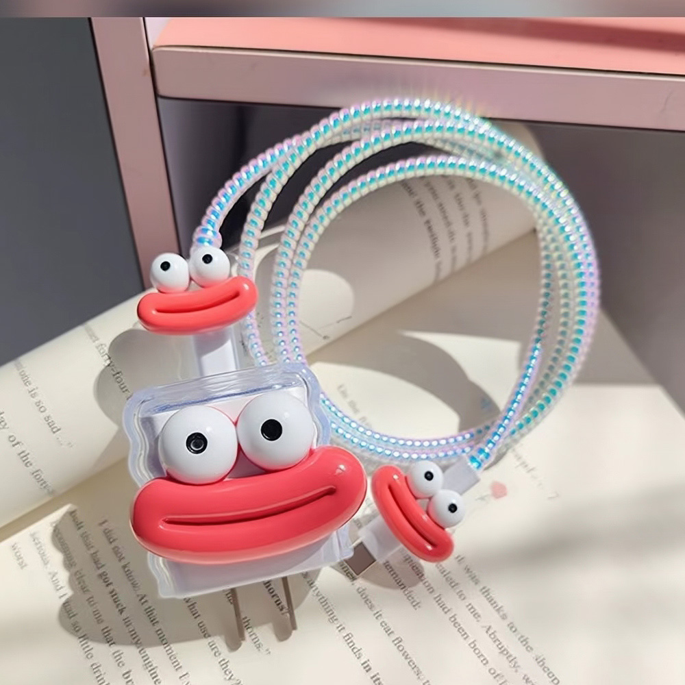 Phone Accessories Unique - Protector de Cable, Enrollador, Funda Protectora