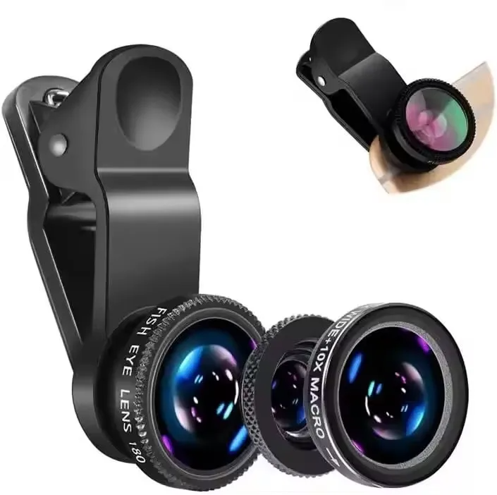 Lens Camera Clip - Lente de Cámara 3 en 1
