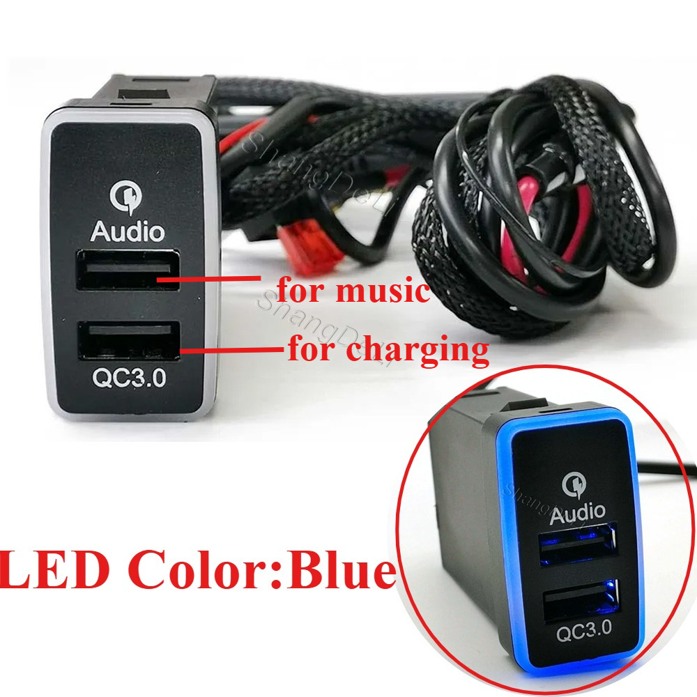 Phone Accessories Charger - Cargador de teléfono dual para coche