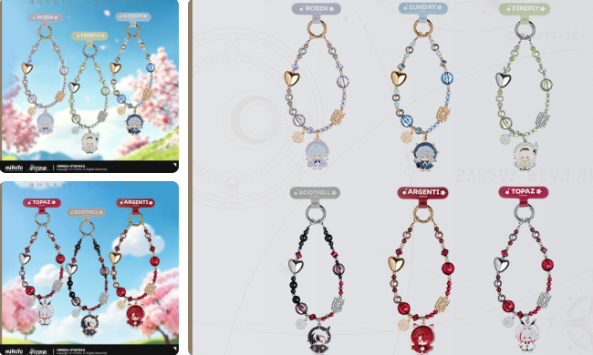 Phone Accessories Blind Box - Juego Honkai: Star Rail, Correa para
