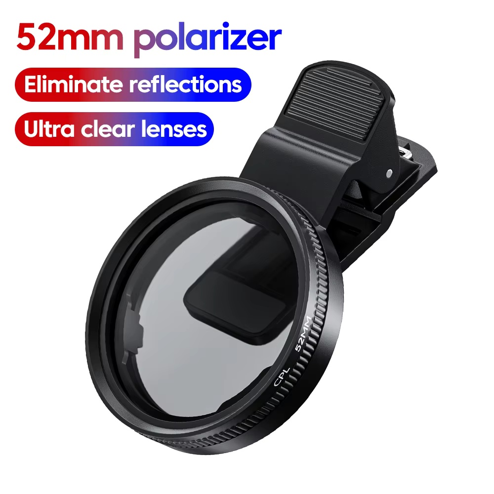 Lens Camera Clip - Clip Polarizador Universal Circular de 52