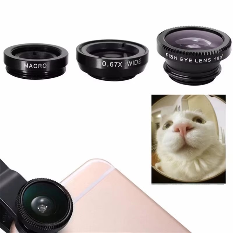 Lente Ojo de Pez 3 en 1 para T - Lens Camera Clip reseña y precio