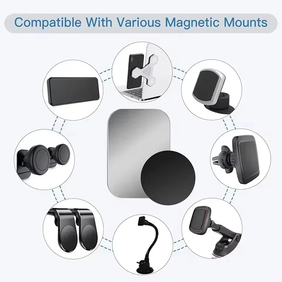 5/10 piezas Placa Metálica Mag - Phone Accessories Holder Car reseña y precio