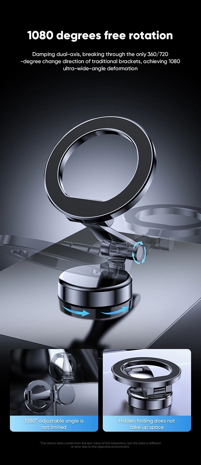 Soporte Magnético Plegable par - Phone Accessories Holder Car reseña y precio