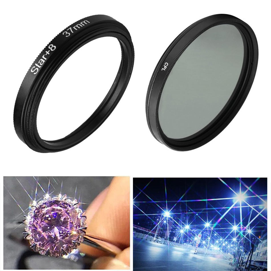 Filtro de estrella CPL de 37mm - Lens Camera Clip reseña y precio
