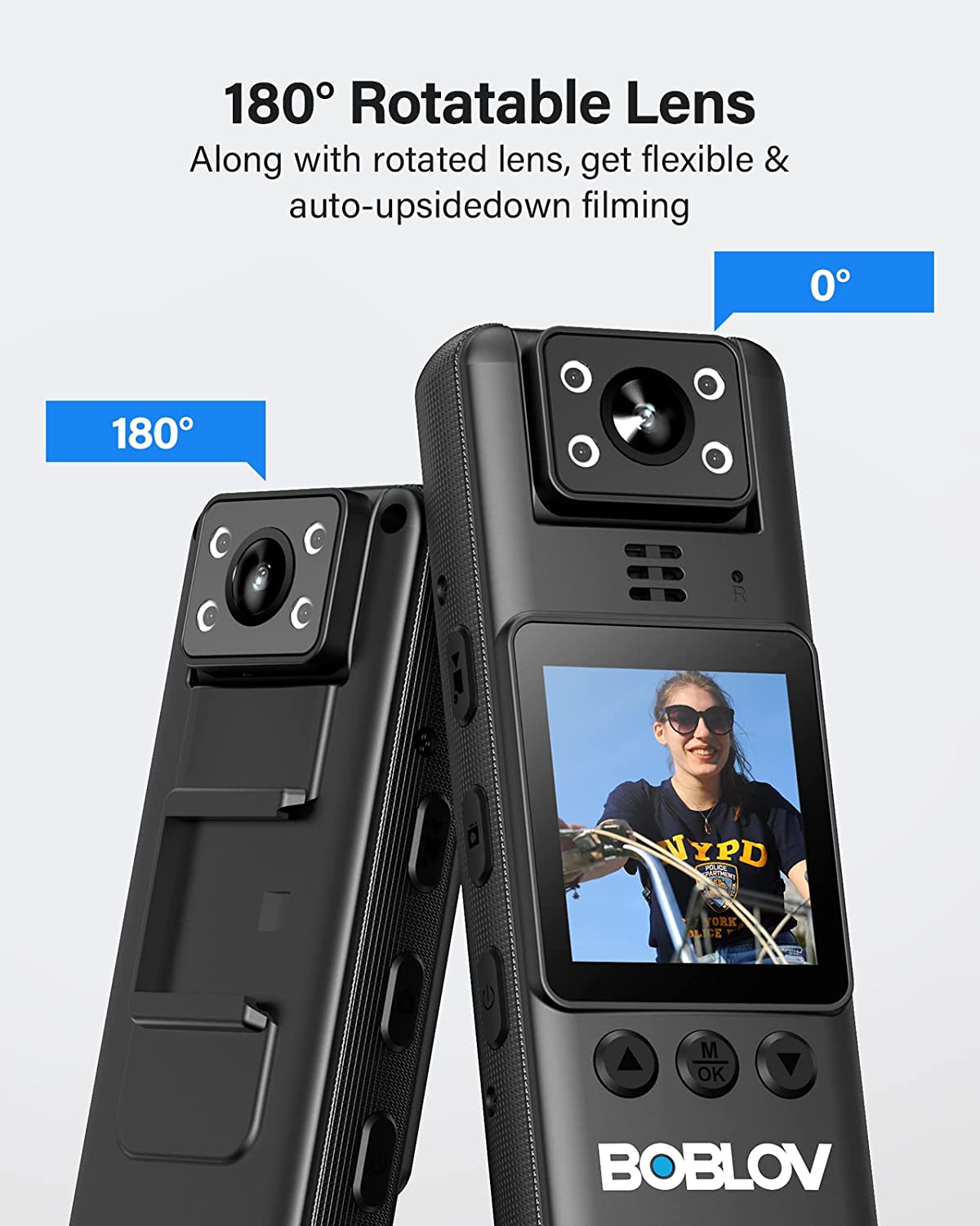 BOBLOV-minicámara de visión no - Lens Camera Clip reseña y precio