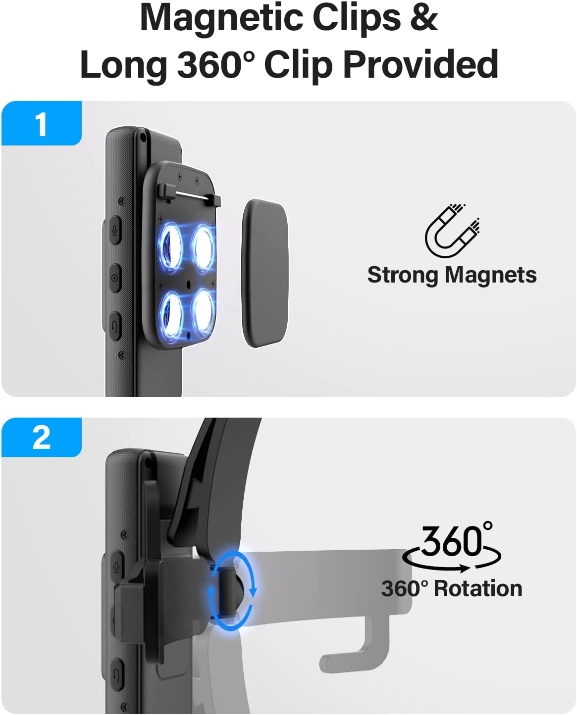 BOBLOV-minicámara de visión no - Lens Camera Clip reseña y precio